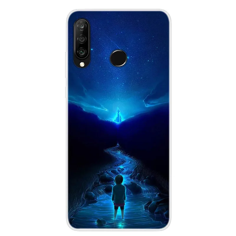 Популярный чехол для huawei Nova 4e, чехол 6,15 дюйма, силиконовый крутой чехол с принтом, мягкий ТПУ чехол для телефона, для huawei P30 lite, чехол Nova 4e Funda - Цвет: as photo 5