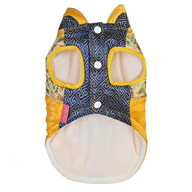 Chinese New Year Dog Clothes Tang Suit Winter Coat Jacket Outfit Cat Chihuahua Poodle Bichon Pug Clothing Pet Costume | Дом и сад