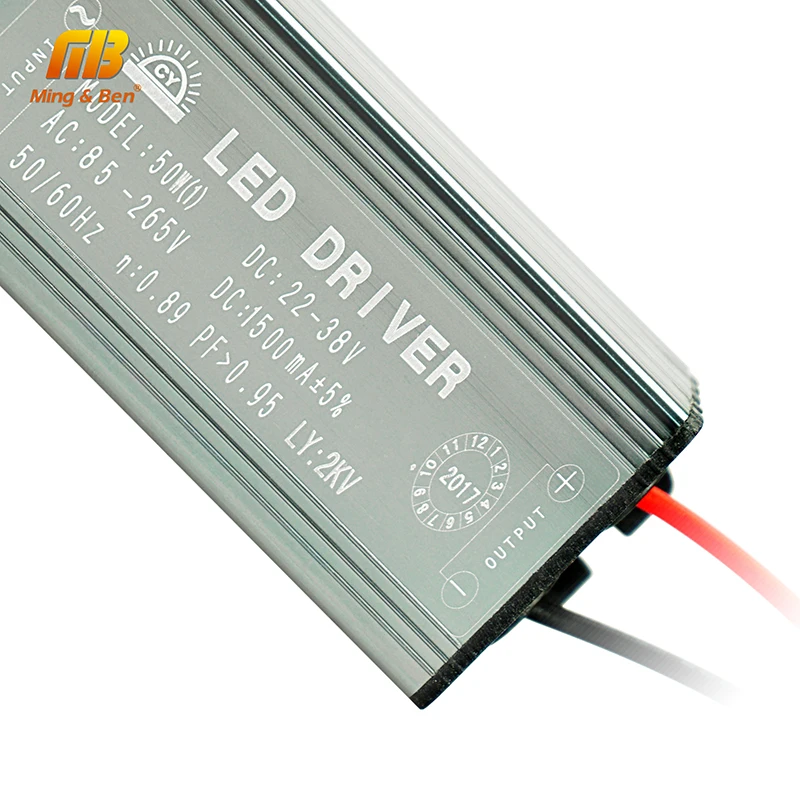 Светодиодный драйвер 10 Вт 20 30 50 70 преобразование AC85 265V в DC22 38V без мерцания