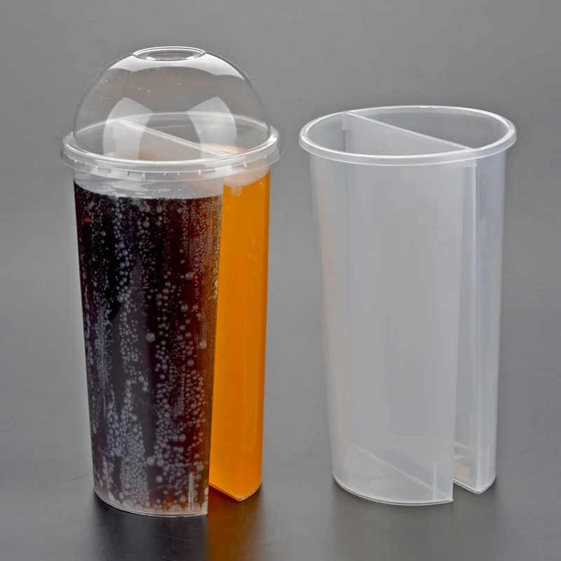 700 мл креативный специальная толщина Двойная сетка одноразовая пластиковая