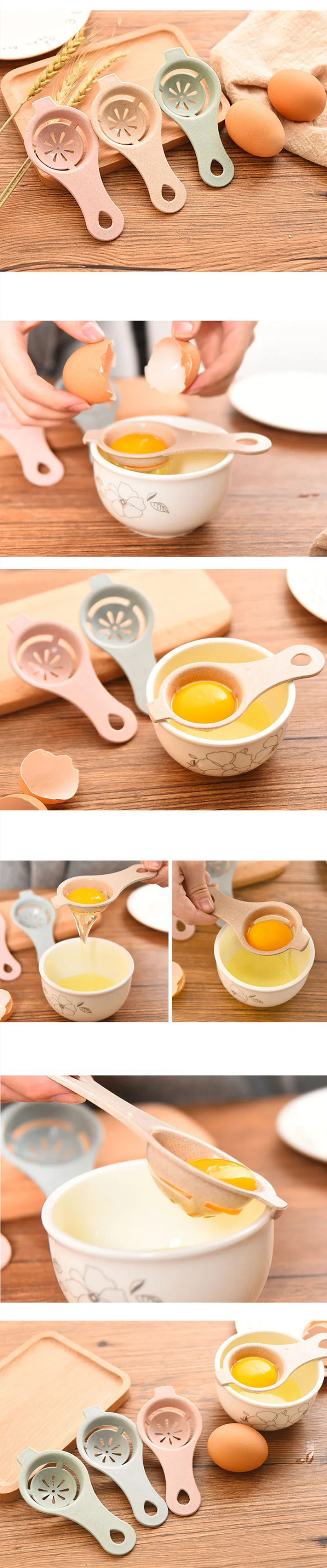 1pcs mini Egg White Separator Egg Yolk Separation Egg Processing Essential Kitchen Gadget Food Grade Material For Home Family