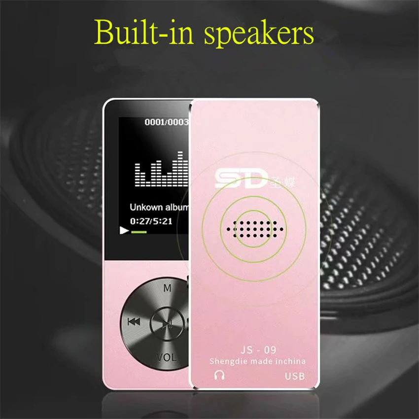 Мини Спортивный MP3 музыкальный плеер TFT экран записи Walkmalk Hi Fi с поддержкой tf карты