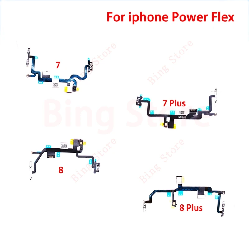 Кнопка включения и выключения шлейфа с кабелем для iPhone 5 5S SE 5C 6 6S Plus немой