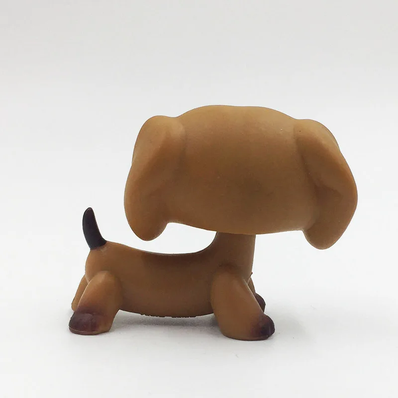 LPS кошка редкие игрушки для домашних животных #139 коричневый щенок таксы с
