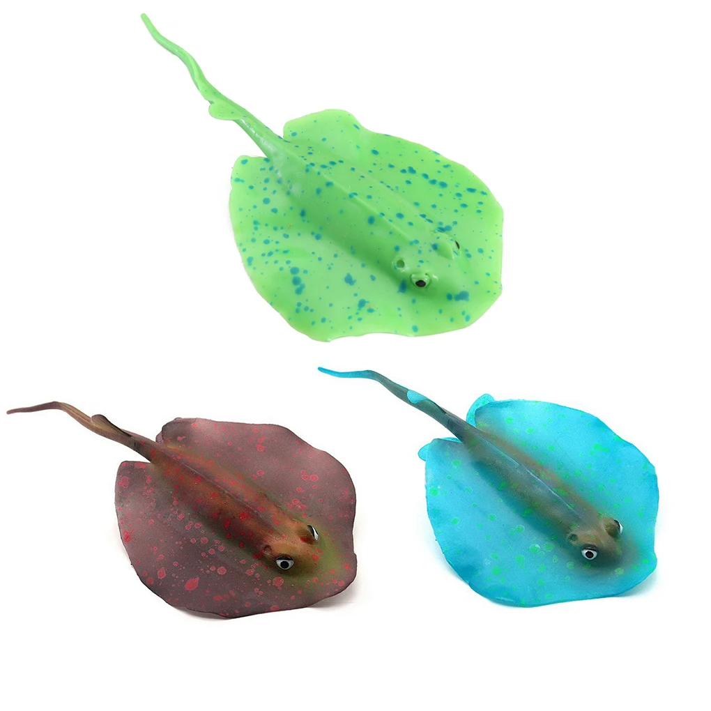 Силиконовый светящийся аквариум Искусственный Manta Ray искусственный дьявольский