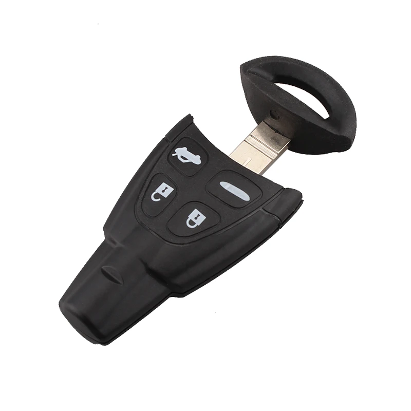 4 кнопки пластиковые Замена дистанционного корпуса чехол для Saab 9 3 93 2003 2004 2005 2006 2007
