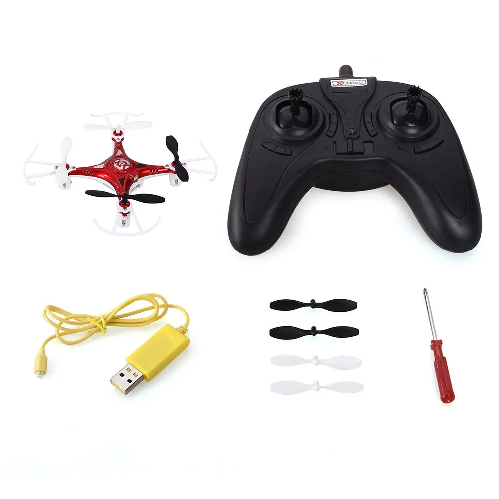 X7 2.4 ГГц 4CH 6 Axis гироскопа 3D RC Quadcopter беспилотный нло RTF вертолет пульт