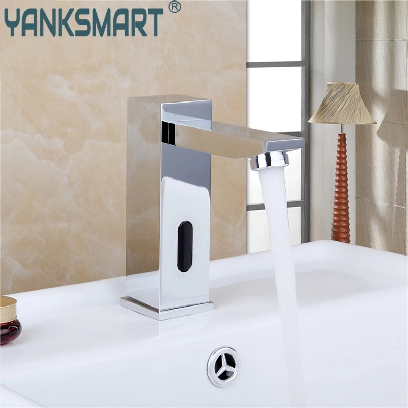 Смеситель для раковины в ванную комнату с бесконтактным управлением|tap faucet|bathroom