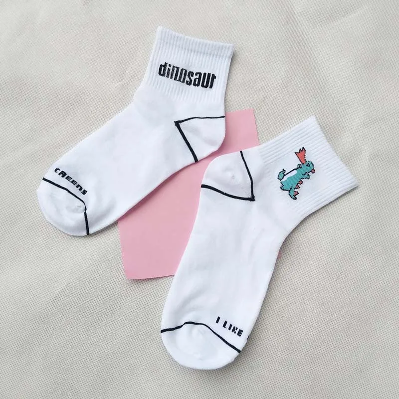 Женские носки с мультяшным принтом милые модные повседневные бананами женские