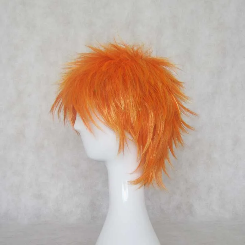 Парик японского аниме BLEACH Kurosaki ichigo, мужской парик для косплея Uchiha Sasuke, оранжевый парик из комиксов-con Irie Shouichi, парик Наруто, Pein парик