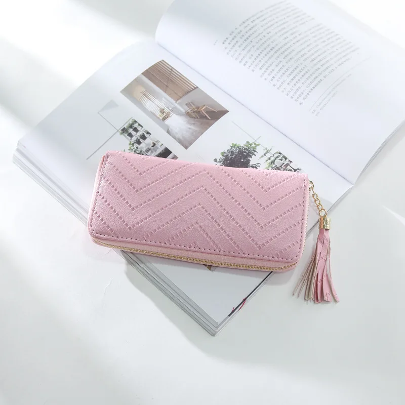 Новая мода Длинные Дизайн женщины клатч кошелек Многофункциональный молнии