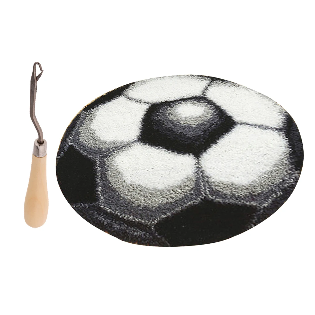 Футбольная защелка крючком наборы ковров DIY ремесло иглы коврики с вышивкой для