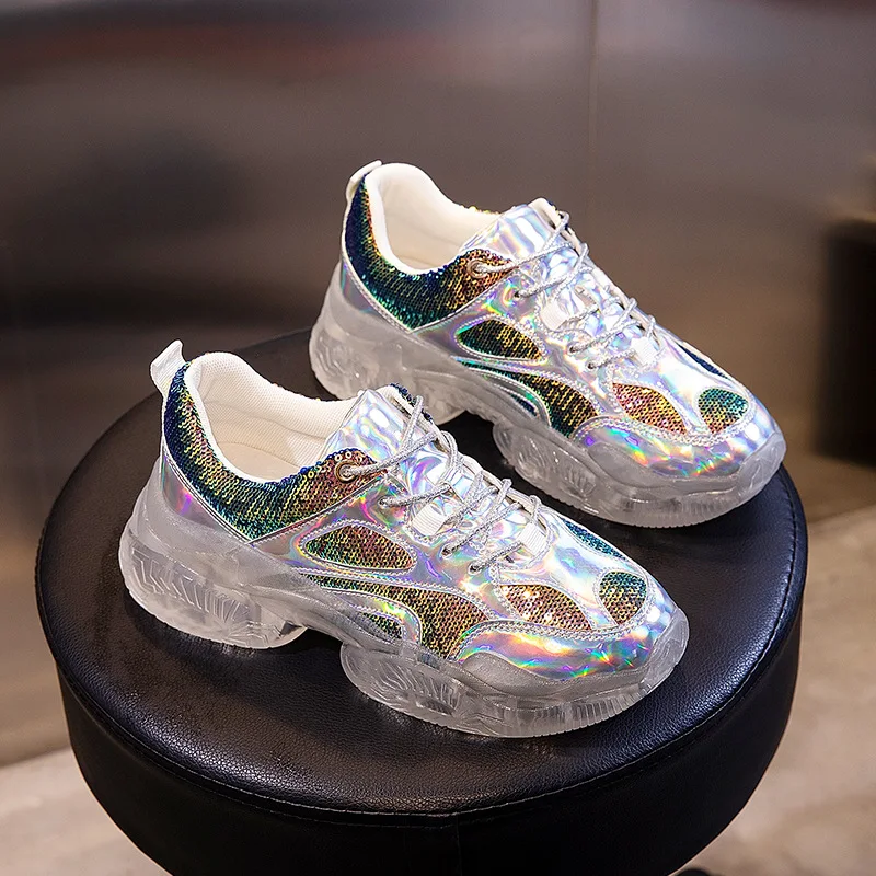 Кроссовки женские массивные на платформе повседневная весенняя обувь