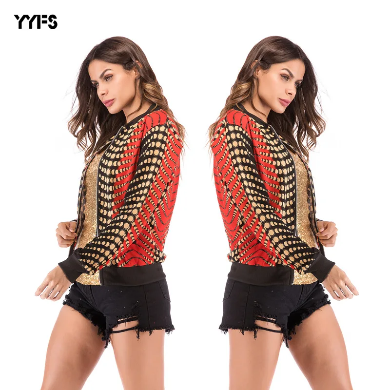 Модная бейсбольная форма 2018 куртки с длинным рукавом и градиентом кардиган на