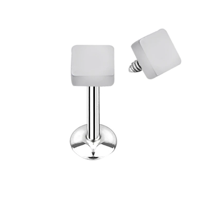 Новый продукт пирсинг губ тело Лабрет хрящевая спираль Tragus квадратная штанга Бар