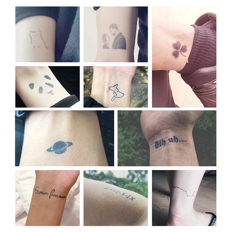 3 шт. Временная безболезненная ручная быстрая Татуировка чернильный распылитель