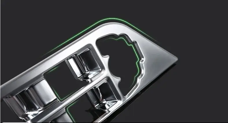 4 шт. хромированная оконная Кнопка рамка отделка украшения для Range Rover Автомобиль эвок аксессуары для интерьера