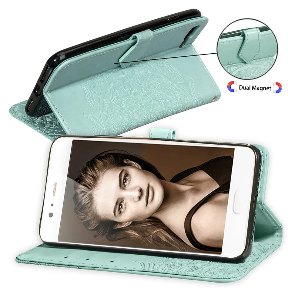Чехол для huawei P10 Lite, чехол для телефона, Роскошный кожаный флип-чехол, чехол для мобильного телефона huawei P10 Lite P20 Honor 9 10 Lite, чехол <