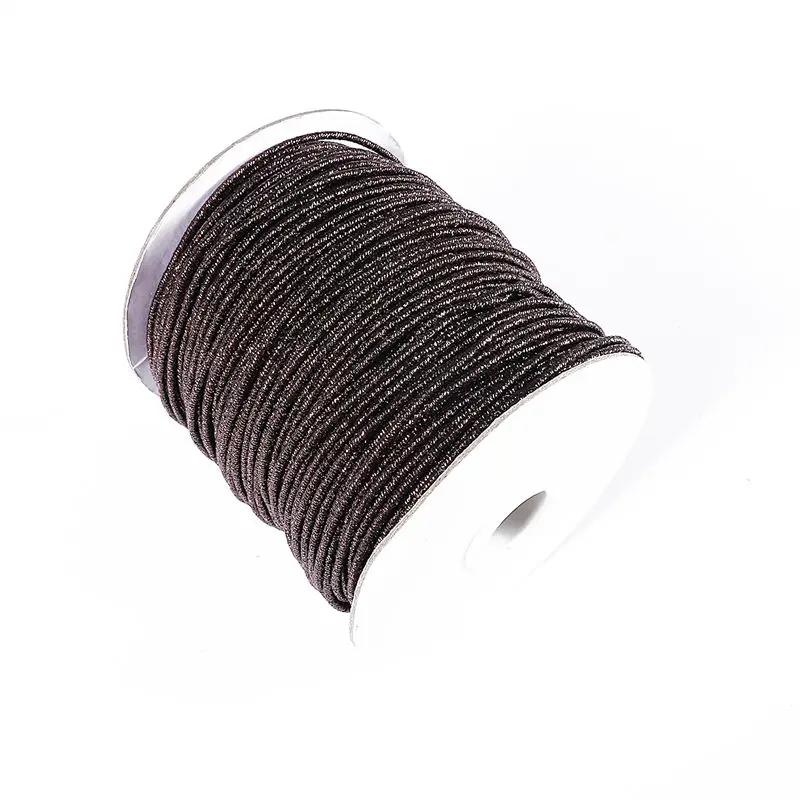 Dark Brown 2 мм, 5 м, металлическая мягкая алюминиевая проволока, обернутая нить для серьги, ожерелья, украшения для волос, сделай сам, ювелирное изделие, ремесло, ремесло, швейная нить - Цвет: Dark Brown