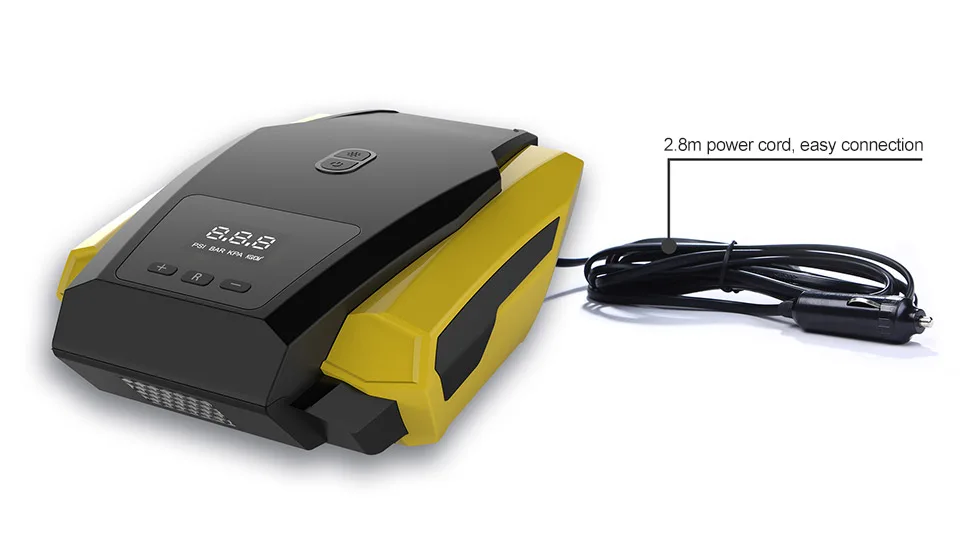 AOSHIKE воздушный компрессор singelcylinder 12V 100W 15A 150PSI металлический автомобиль Inflatabl насос авто шин с прикуривателем