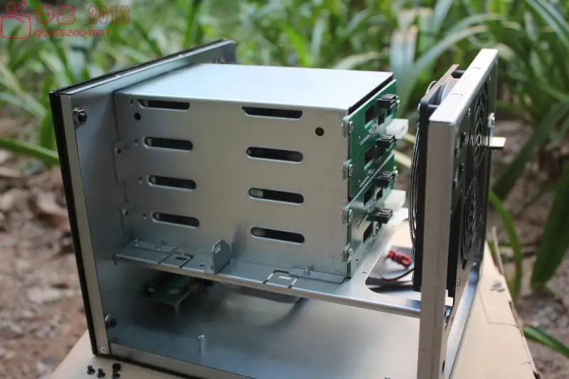 Чехол NAS для компьютера N4 ITX алюминиевый корпус N4S шасси с возможностью горячей