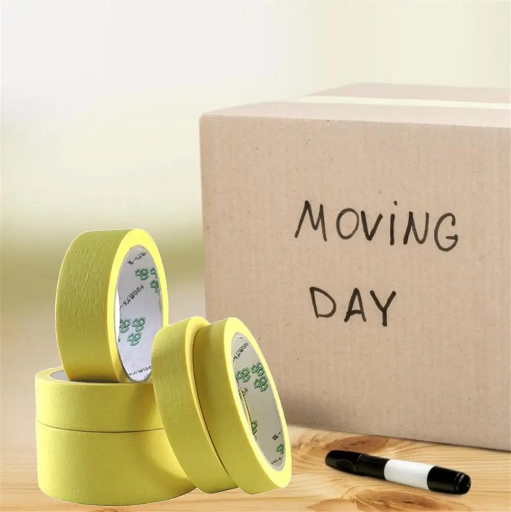 10PCS 5/30mm Width Masking Tape Paper Wall Spraying Protective Tapes For Paint Packaging Writing Manicure Painting | Автомобили и