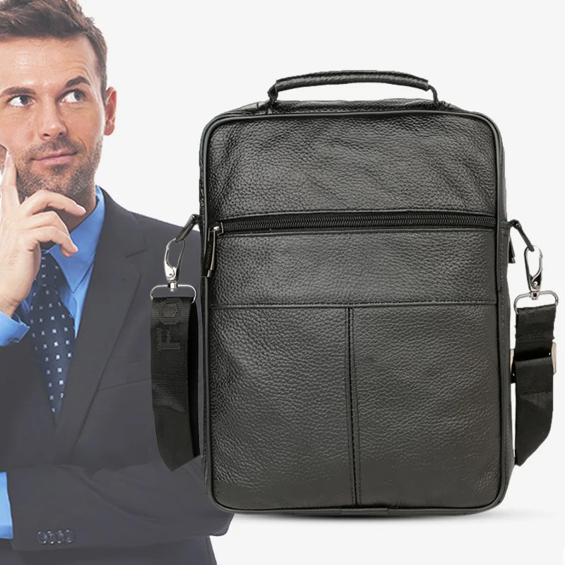 Мужская сумка через плечо из натуральной кожи в стиле ретро мини MSJ99 |