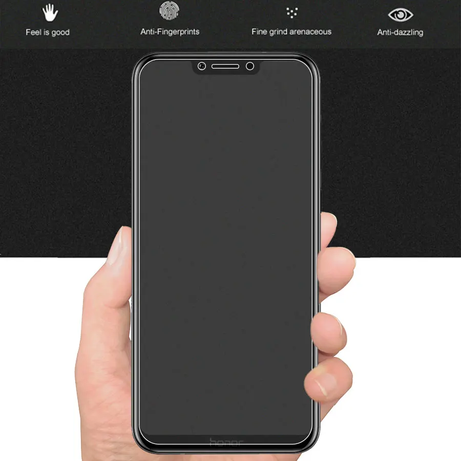 WOLFPSYCH матовое закаленное стекло для huawei Honor Play против отпечатков пальцев матовый