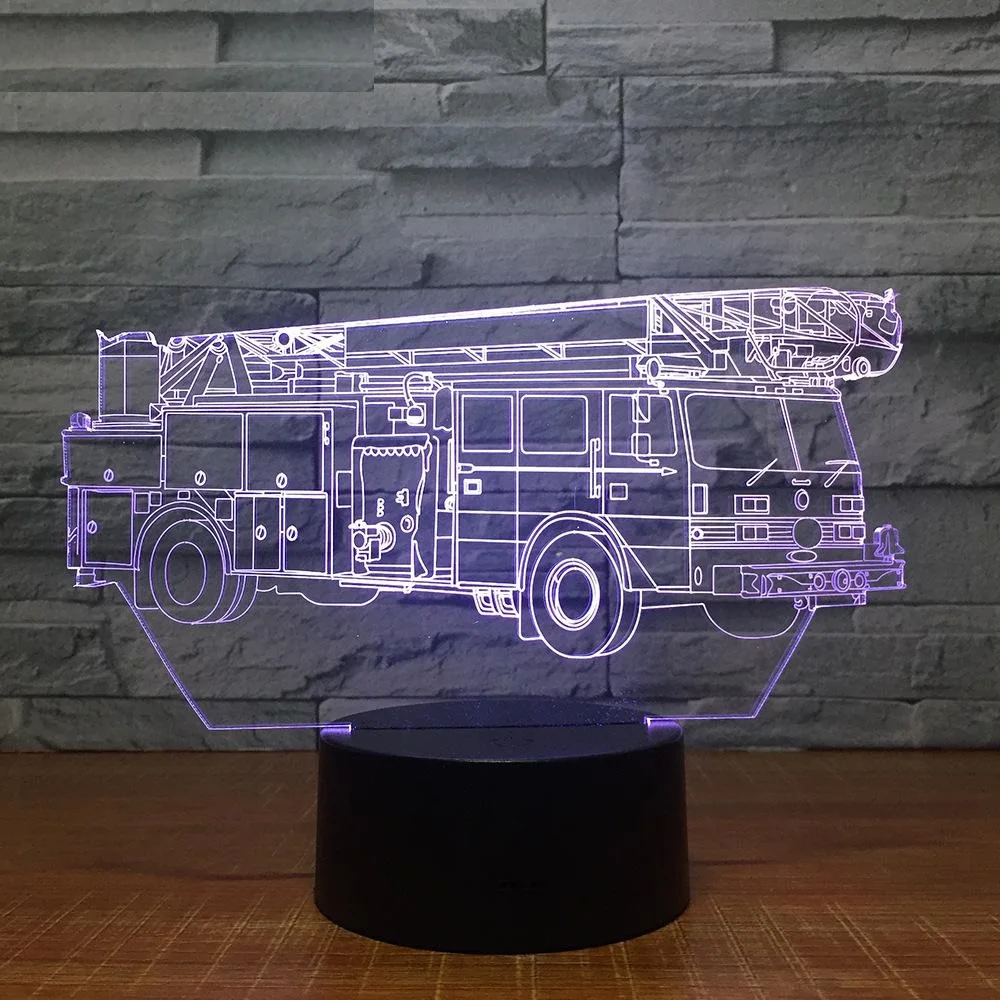 

Crane Truck 3d Lamp 7 Color Led Night Light For Kids Touch Usb Table Lampara Lampe Baby Sleeping Nightlight Room Lamp Drop Ship