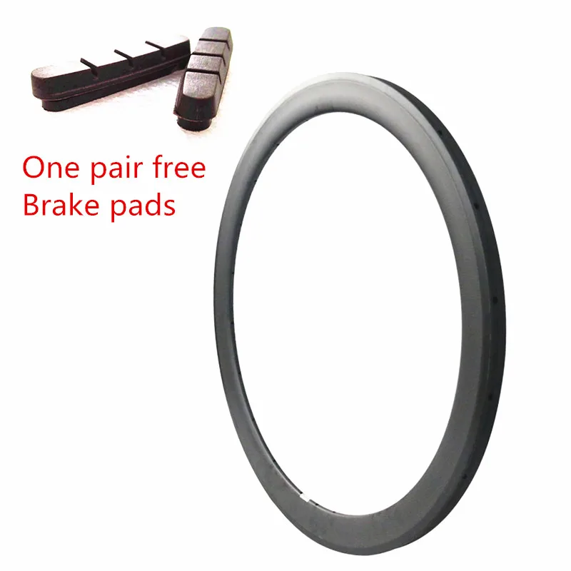 Колеса из углеродного волокна Трубчатые Диски 700C шоссейные велосипедные колеса