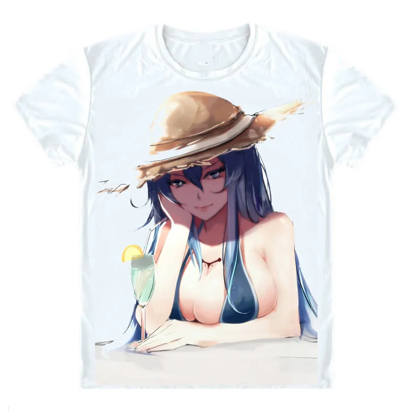 Akame Ga Kill! ga Kiru! Футболки с коротким рукавом Аниме Манга Jaegers Kurome Esdese Esdeath Esudesu