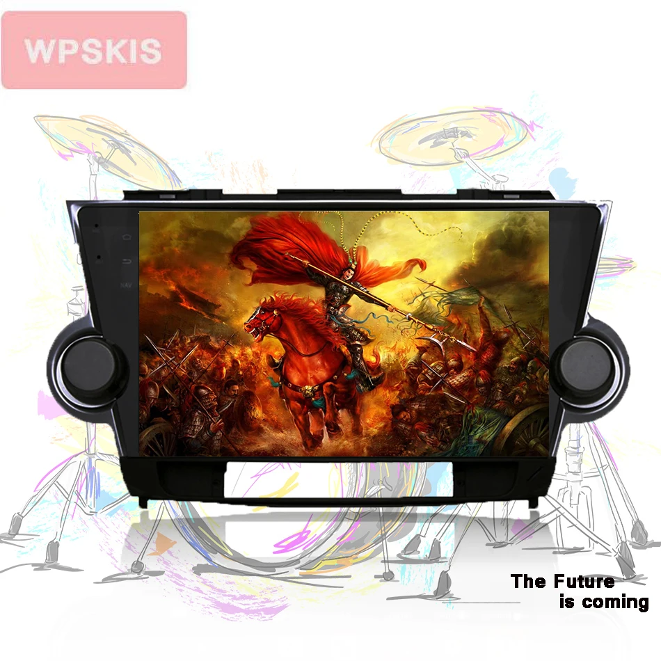 Восьмиядерный 10 1 &quotстерео 1280*720 Android 0 автомобильный DVD GPS навигация Playerfor Toyota
