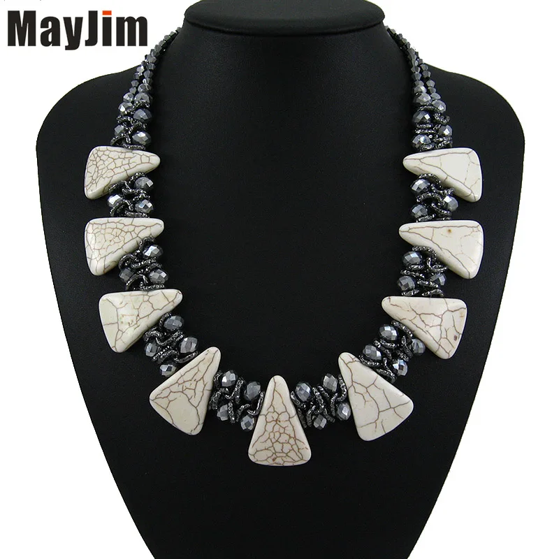 Массивное модное ожерелье для женщин 2019 винтажный воротник черная цепочка с