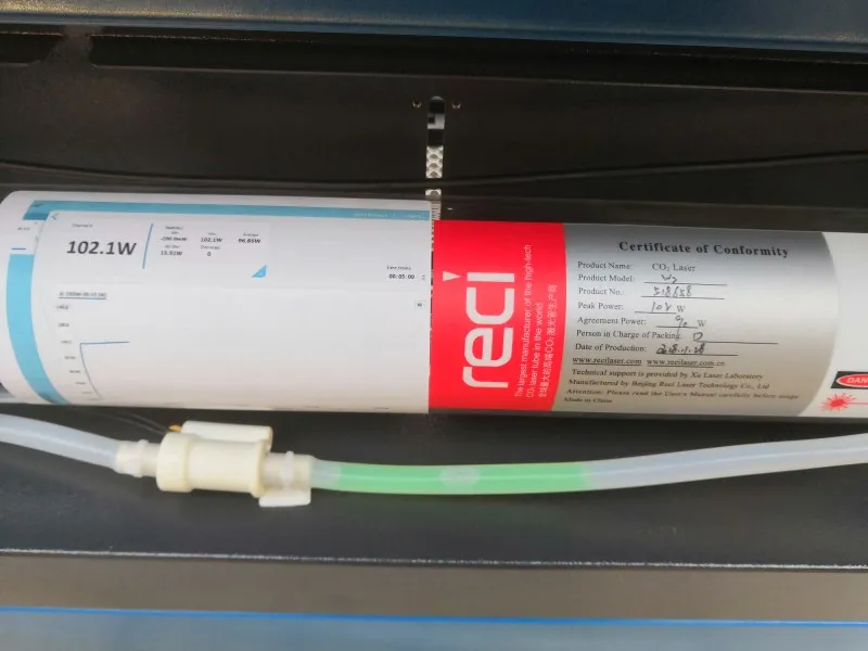 HCZ трехосевой линейный направляющий RECI 100 Вт 4060 лазерный гравировальный станок CO2