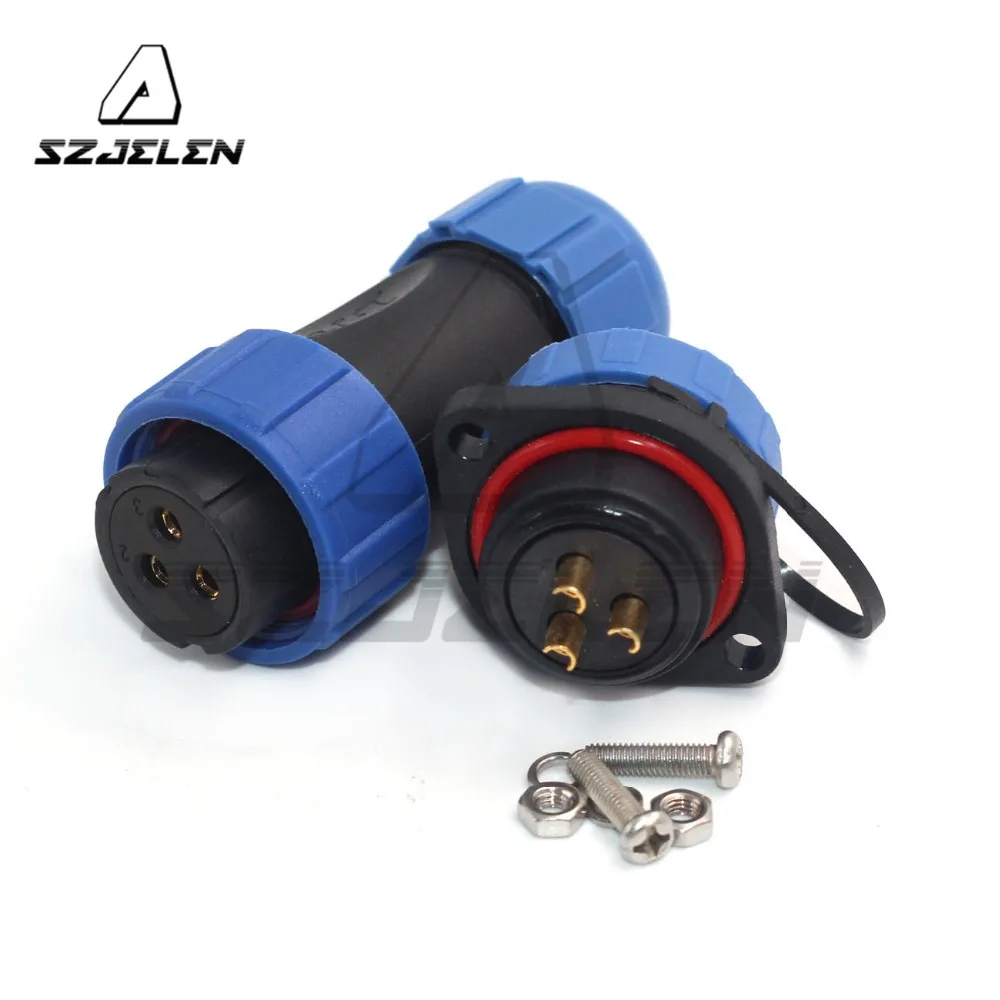 1 комплект SP21 Шасси Панель Крепление 3pin водонепроницаемый IP67 круговой мощности промышленный круговой разъем, открытый водонепроницаемый разъем