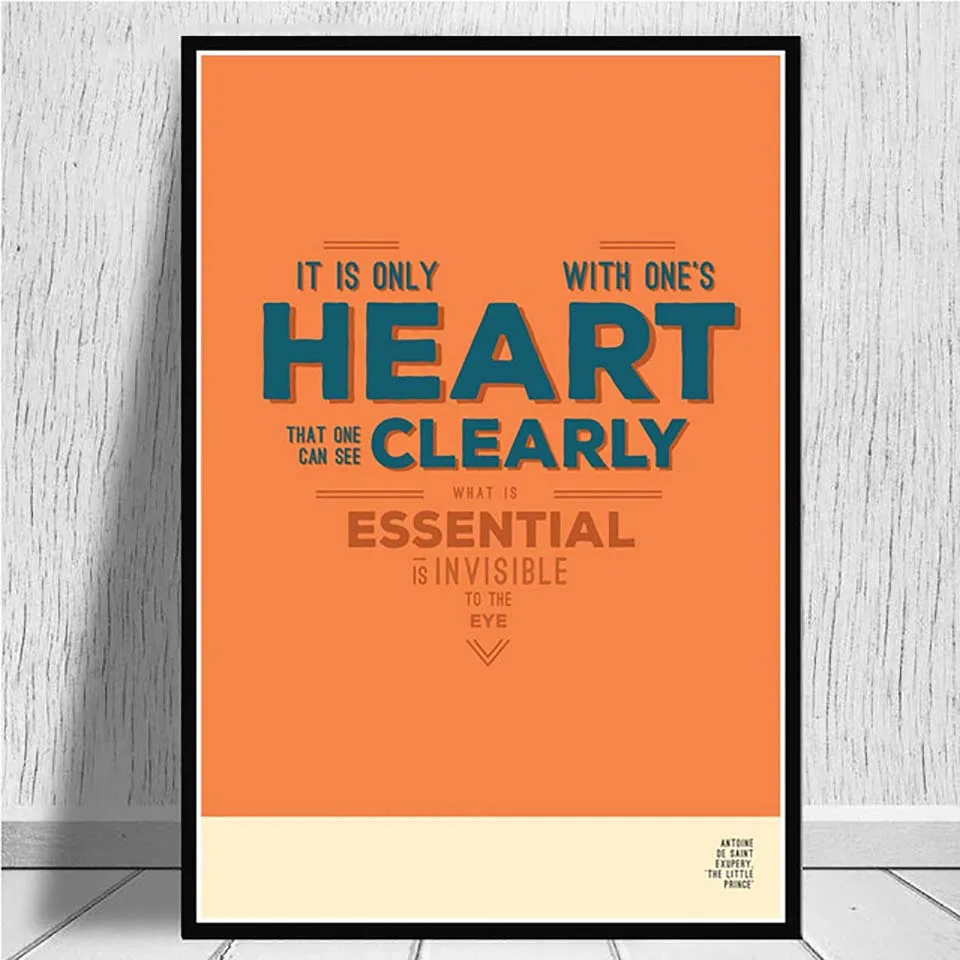 Home Decor Печать холст картина 1 штук Маленький принц настенный киноплакат Art модульная фотографии для постели фоновая рамка