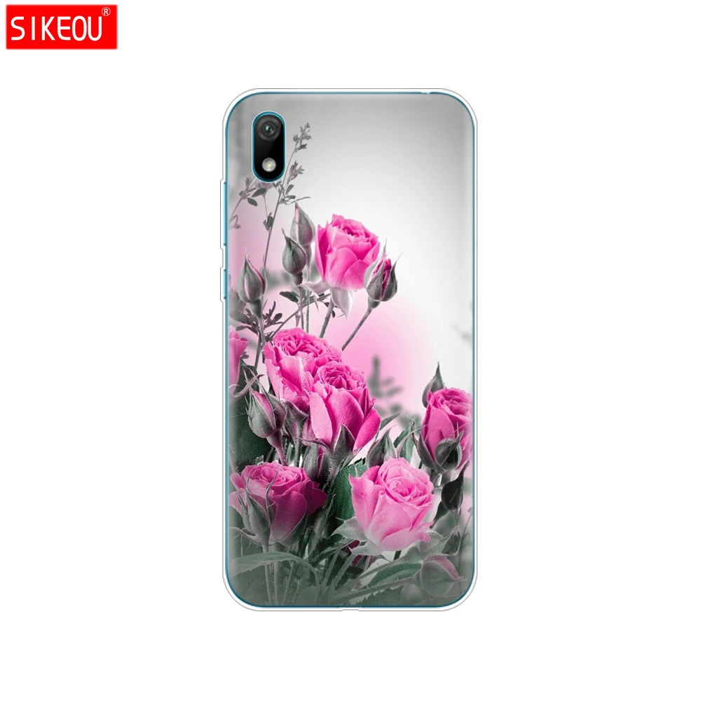 12072 Для huawei y5 чехол бампер Силиконовый ТПУ задняя крышка мягкий чехол для телефона для huawei Y5 coque бампер 5,71 дюймов Кот Цветок - Цвет: 12072