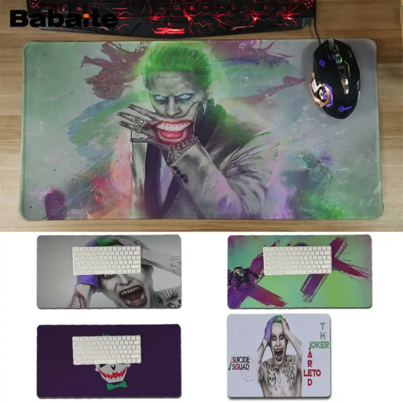 Babaite ваши собственные коврики отряд самоубийц Джокер силиконовый коврик для мыши