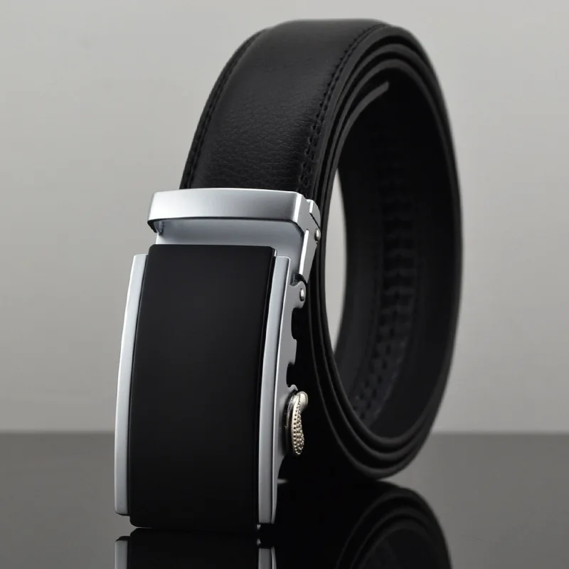 New Designer Automatic Buckle Cowhide Leather men's belt Fashion Luxury belts for men designer men high quality leather belt GH1