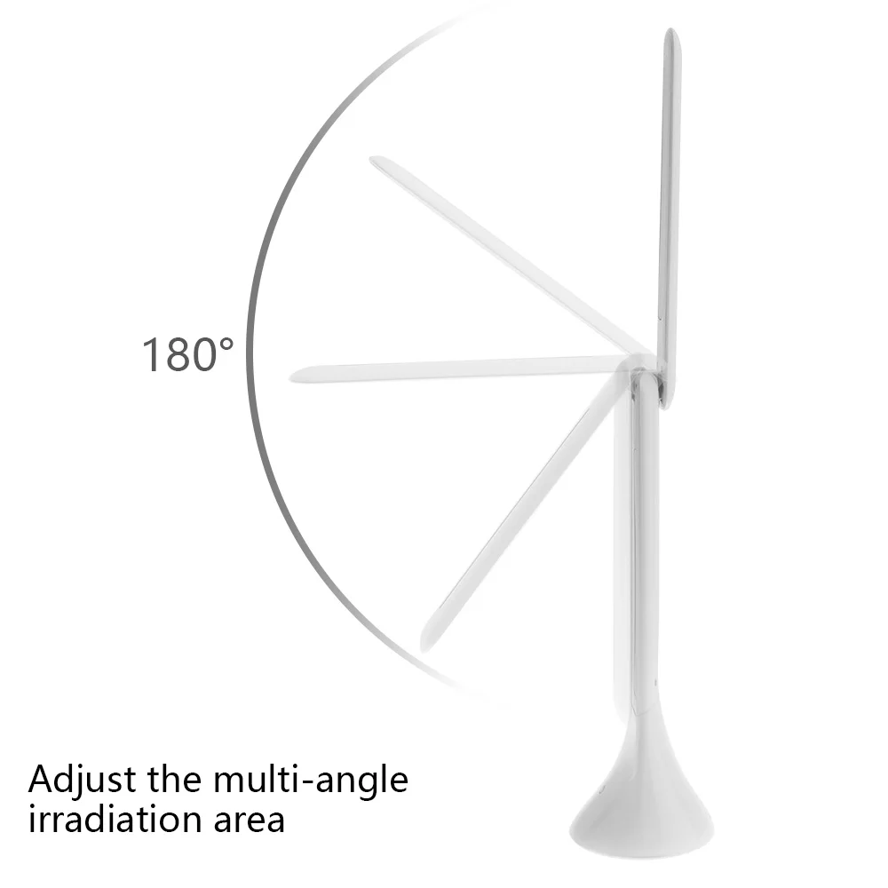Portable SMD 3014 LED Desk Lamp Folding Dimmable Touch Table Light USB Rechargeable Student Reading Night Lighting | Лампы и освещение