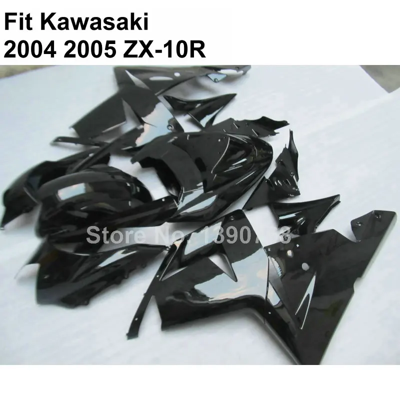 Бесплатный пользовательский комплект обтекателей для Kawasaki Ninja ZX10R 2004 2005