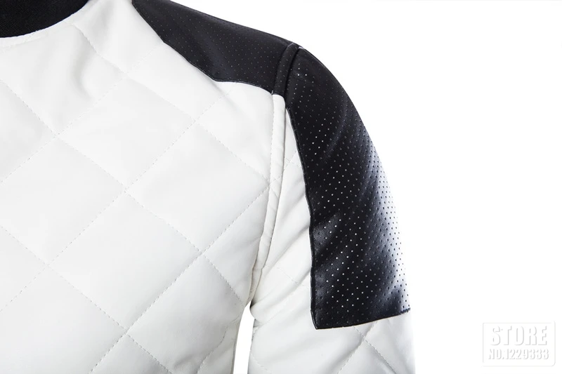 HEROBIKER мотоциклетная куртка Мужская винтажная Ретро панк куртка из искусственной кожи ветрозащитная теплая Классическая мотоциклетная куртка со стоячим воротником