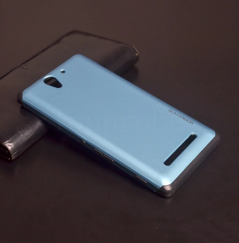 Противоударный тонкий бронированный чехол для Sony Xperia c3 D2533 D2502 S55U 5 "Чехол