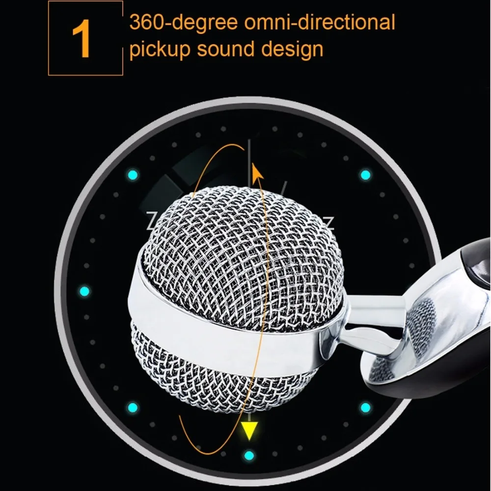 Yanmai SF-922 профессиональный конденсаторный звукозаписывающий микрофон с