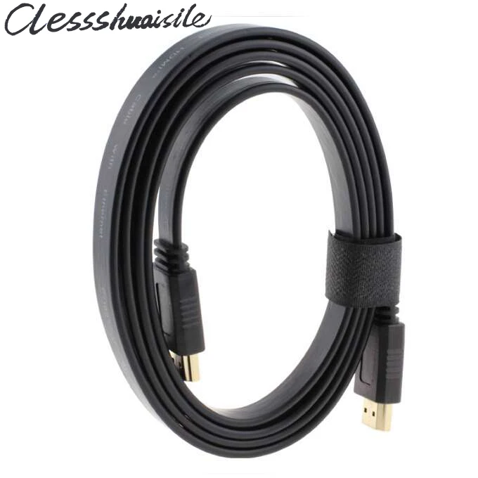 Кабель HDMI в красный черный синий 0 5 м 1 2 3 10 разъем Папа папа плоский кабель фута