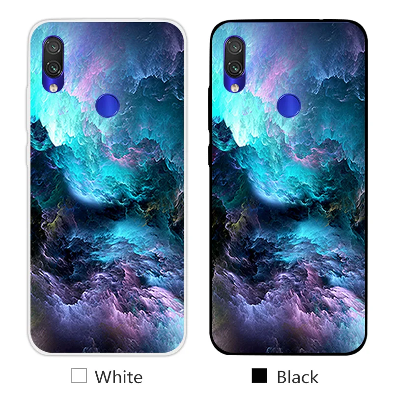 09 Для Xiaomi Redmi Note 7 TPU прозрачный силиконовый ультра тонкий чехол Дизайн Улыбка телефонные чехлы для Redmi Note 7 задняя матовая крышка - Цвет: 09