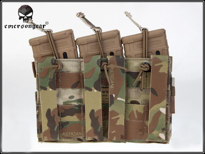 EmersonGear модульная Тройная открытая верхняя сумка для журналов боевой Молл