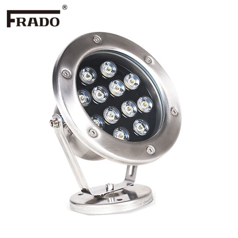 DMX512 светодиодная подводная лампа для фонтана RGB подсветка улицы