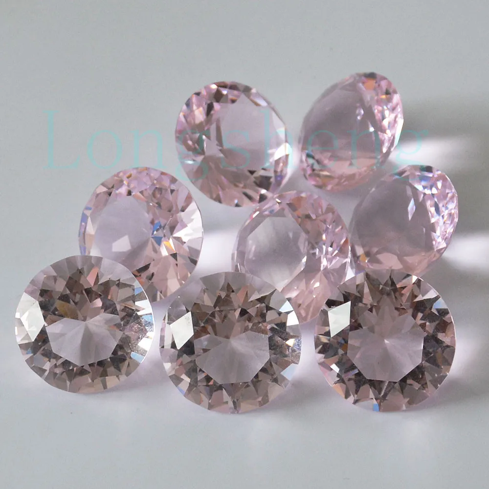 30 мм 3 шт. Алмазный кристалл розовый пресс папье большое гигантское бриллиантовое