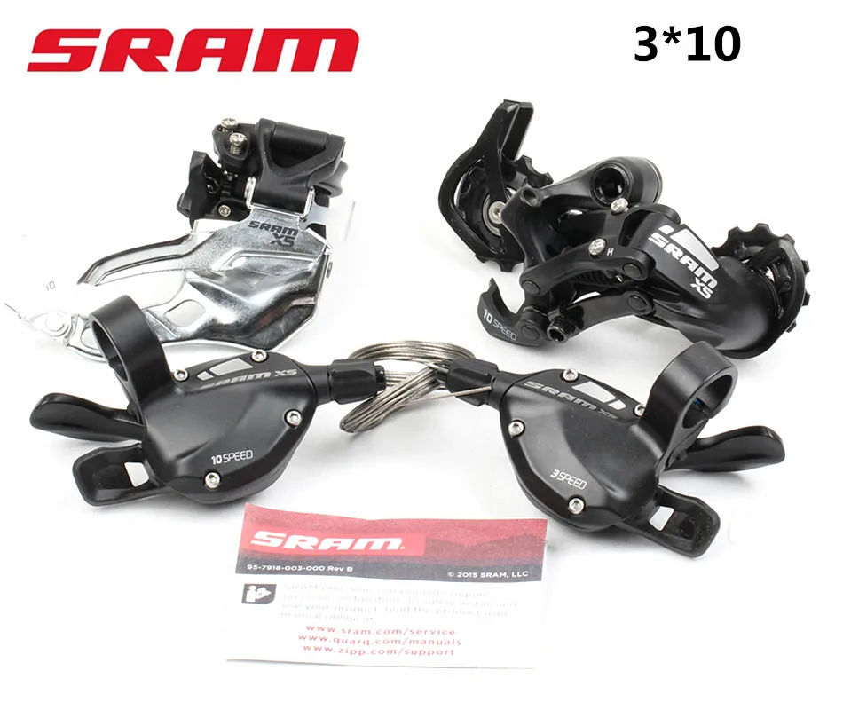 Велосипедная Трансмиссия группа SRAM X5 набор групп 3*10s 10 скоростей Дорожный велосипед MTB набор групп набор костюм переключатель Передний Задний переключатель himalo